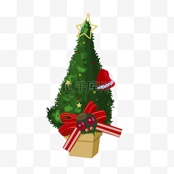 圣诞树装饰矢量图片_精美圣诞节装饰元素矢量素材