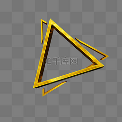 金属立体三角框