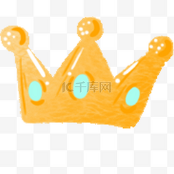 黄色皇冠装饰图片_黄色皇冠