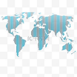 ps素材世界地图图片_科技世界地图