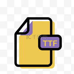 tif图片_卡通TIF文件格式图标