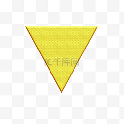 淘宝三角形图片_黄色三角形