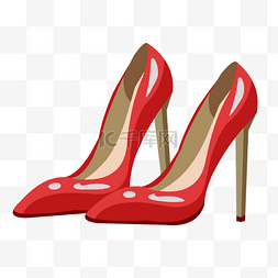 红色皮鞋婚鞋
