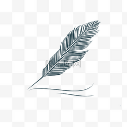 鸟类插画素材图片_变换彩色羽毛插图