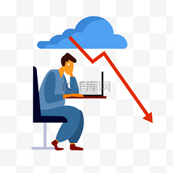 登录失败图片_失败男士下降箭头