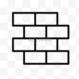 图标墙体图片_扁平化砖墙