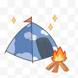 野外帐篷png图片_野外露营帐篷