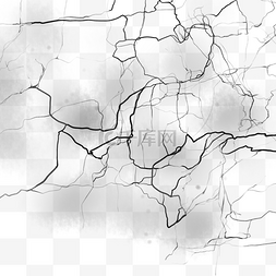 断裂纹图片_手绘风格碎裂的墙皮