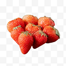 切半草莓图片_水果新鲜草莓食品