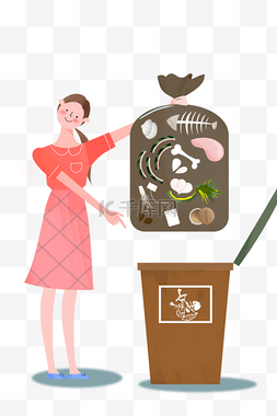 环保垃圾分类图片_垃圾分类厨余垃圾湿垃圾