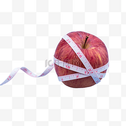 苹果软尺图片_减肥水果苹果