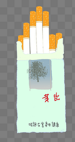 香烟图片_男子香烟