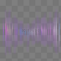 音乐淡紫色图片_科技梦幻声波心电图