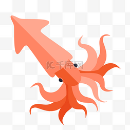 海鲜图标图片_海鲜水产章鱼图标