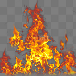 火堆素材图片_效果火焰特效燃烧火堆