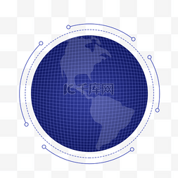 科技感地球背景图片_科技地球矢量