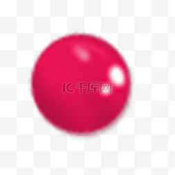 创意桌球模板下载图片_卡通红球