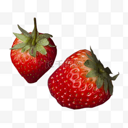健康食物免抠图片_好吃的草莓春天水果