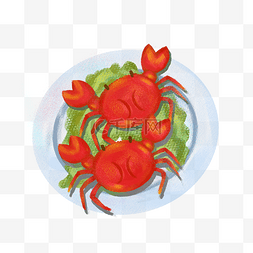 鲜虾海鲜粥图片_螃蟹