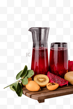 火龙火龙果图片_水果果汁新鲜美食火龙果汁饮品