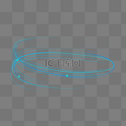蓝色科技光晕素材图片_蓝色螺旋光线