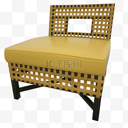 椅子单人沙发图片_木纹条单人沙发椅