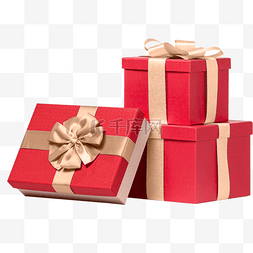 红色的礼物盒子图片_红色的礼盒