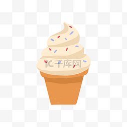 冰激凌素材图片_甜筒冰激凌冰淇淋蛋筒