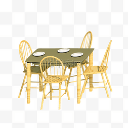 桌椅餐桌凳子