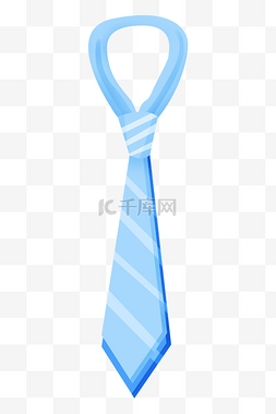 男士蓝色领带图片_蓝色领带装饰