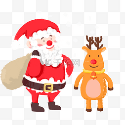 圣诞老人麋鹿