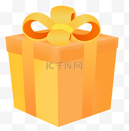 礼品盒黄色图片_黄色礼品盒