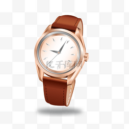 极简系列手表图片_棕色的手表