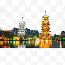 桂林日月塔旅游景点