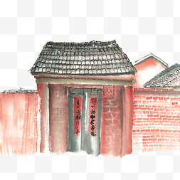 农村的外墙集图片_中国风农村老房子