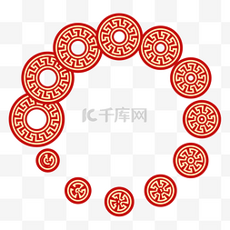 中国风花纹样式图片_传统中式纹理