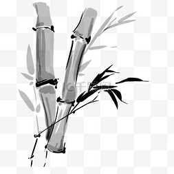 中国风水墨竹子