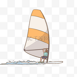 男子帆船冲浪