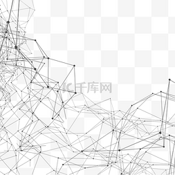 科技元素图片_几何科技线条