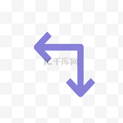 蓝色电脑图图片_蓝色的双向箭头免抠图