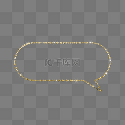 亮气泡图片_金色亮片装饰简约对话框