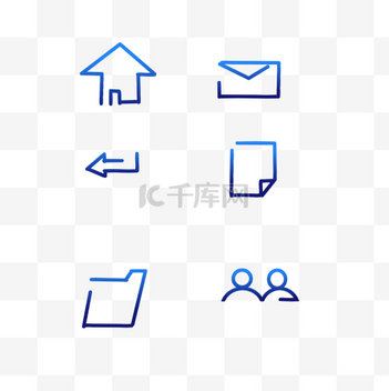 ppt简笔图标设计素材-ppt简笔图标模板设计-海报图片下载-千库网