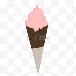 雪糕草莓图片_零食雪糕冰激凌草莓