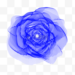 科技抽象曲线图片_抽象蓝色球体与曲线