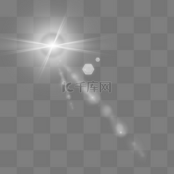 镜头光晕图片_白色太阳光镜头光晕光效效果
