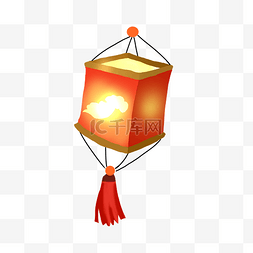 中秋节红色灯笼