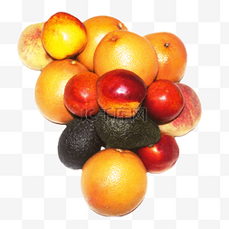 两颗油桃图片_新鲜水果美味水果桃子西柚油桃牛