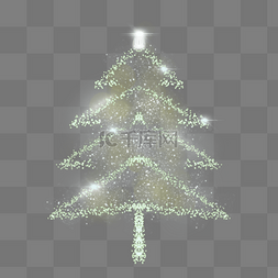 发光的圣诞树