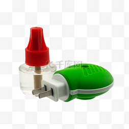插电式蚊香器图片_绿色滴液瓶子电蚊香