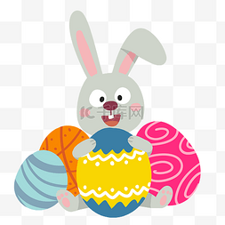 复活节节日彩蛋图片_复活节兔子彩蛋